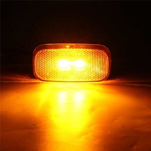 Trailer Marker 2 <strong>LED</strong> Light for RV Camper <strong>Led</strong> Side Marker Clearance Light Amber Lighting <strong>12</strong> <strong>Volt</strong> 3.9inch Surface Mount - Product Image 3