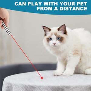 Katzen spielzeug, Laserpointer mit 5 einstellbaren Mustern, USB-Auflade laser, Long Range und 3 Modi Training Chaser Interactive Toy - Product Image 6