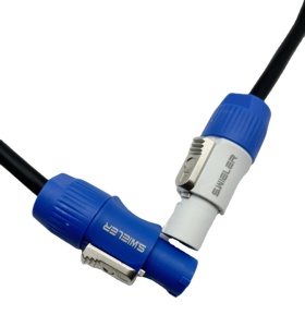 PowerCon Cable 3 pines 15AWG Cobre desnudo AC PowerCon Entrada a salida Extensión de alimentación Powercon Cable para pantalla LED de luz de escenario - Product Image 3