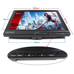 Dc Hd Mi <strong>Vga</strong> Usb 2av Interface Color Wide <strong>Lcd</strong> Digital <strong>Monitor</strong> Tv 10.1inch 1366X768 <strong>Lcd</strong> <strong>Monitor</strong> Screen White TFT 16 : 9 800 : 1