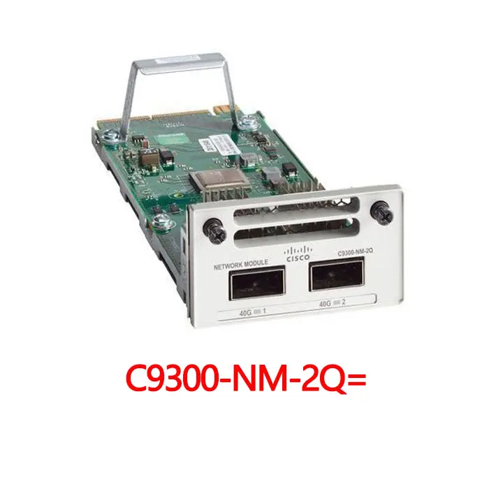 Ciscos Nieuwe Originele C9300-NM-2Q 9300 2 Poort 40ge Netwerkswitch Module Kaart