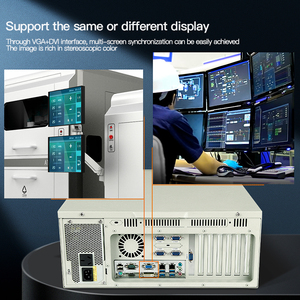 PC de ordenador industrial 4U de chasis de acero galvanizado de alto rendimiento con interfaz VGA/DVI para sincronización multipantalla - Product Image 6