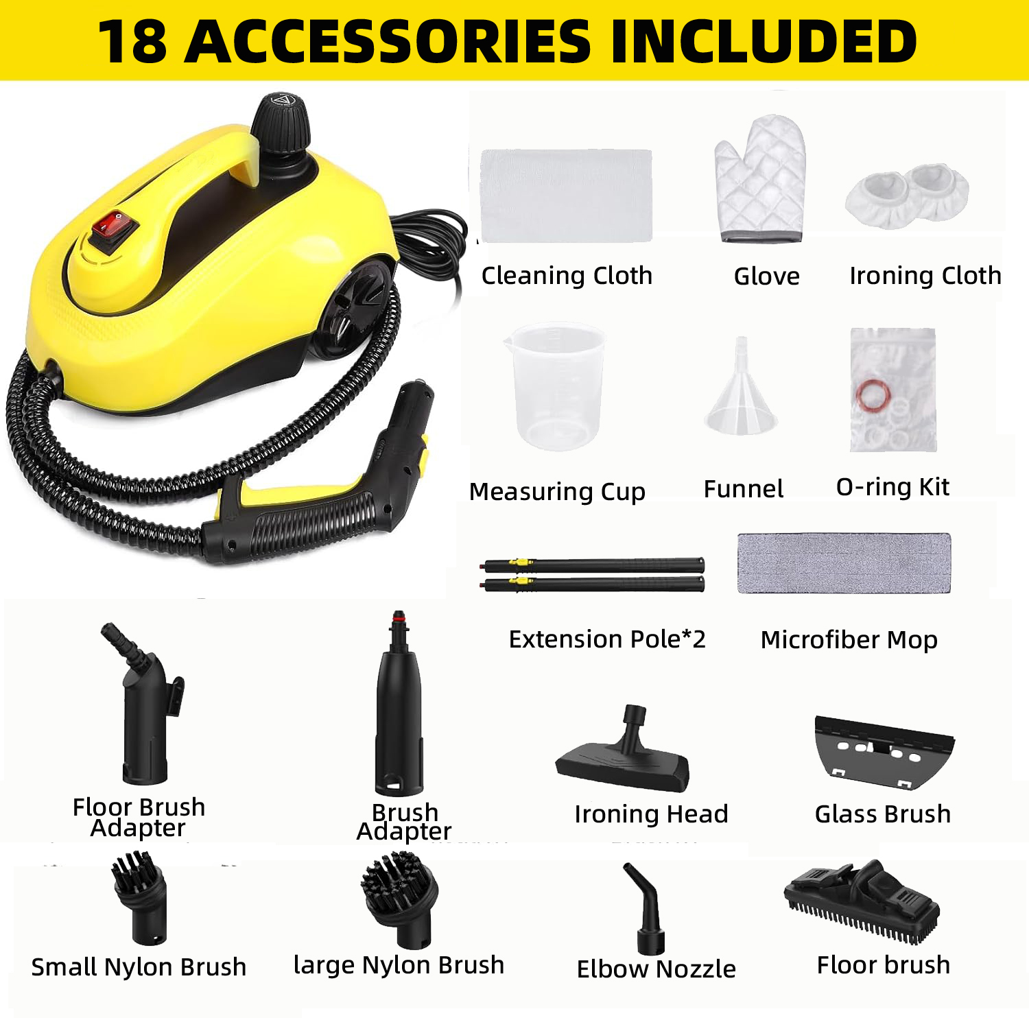 81010002-A 1800W 1,5L avec 18 accessoires
