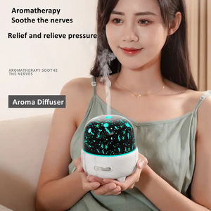 חם מיני סרט אולטרה סאונד נייד מקרן ארומתרפיה שמן אתרי אוויר אוויר מכשיר אדים עבור מתנה לחג המולד - Product Image 5