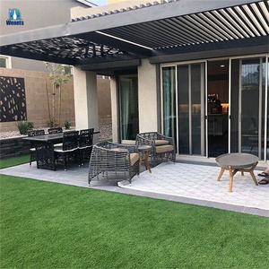 Luxury Weatherproof Aluminum <strong>Gazebo</strong> with Built-in Lighting &amp; Auto-Close Feature - Perfect for Relaxation &amp; Entertainment - Product Image 5
