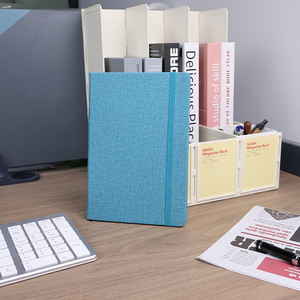 Cuaderno de tapa dura de cuero azul A5, sincronización de escritura a mano para estudiantes, escritura y dibujo, Blocs de notas de PU con estilo, regalo perfecto - Product Image 2