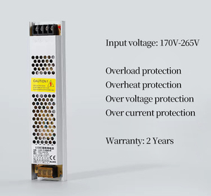 Ultra ince LED güç kaynağı SMPS 12V LED panel AYDINLATMA sürücü 100W sabit voltaj sabit akım LED ampul lamba - Product Image 2