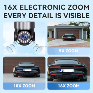 חיצוני 16mp 4 עדשה 4 מסכים wifi 4g cctv אזעקה מעקב אוטומטי 360 אבטחה אלחוטי פנורמי 4 גרם מצלמה sim