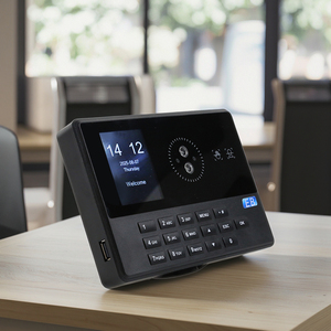 900 sinh trắc học Mặt Palm tĩnh mạch công nhận tham dự Máy 2.8 inch LCD Dual máy ảnh vân tay mật khẩu thời gian đồng hồ - Product Image 1