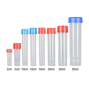 2ml 5ml 10ml 20ml 30ml 50mlコニカルVボトムラウンド液体医療検査核酸抽出チューブプラスチックPP遠心チューブ - Product Image 1