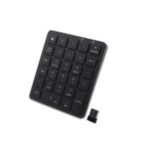 OEM ABS senza fili tastiera numerica 28 tasti portatile Mini contabilità finanziaria ricaricabile Pad numerico per computer portatile Desktop, PC