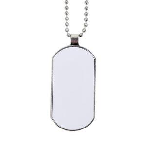 โลโก้สแตนเลสสตีลสีเงินป้ายยี่ห้อจี้สร้อยคอไอดีพิมพ์โลหะระเหิดเครื่องประดับว่างเปล่า - Product Image 2