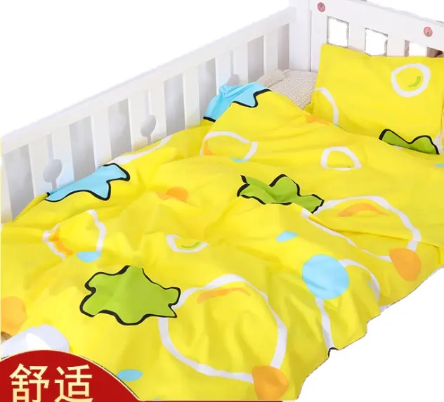 Hersteller Großhandel Baumwolle Bio-Baumwolle Baby Bettlaken/Anti Allergie Aktiv druck Cartoon Druck Bett Set