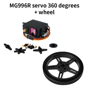 MG996R SG 90 SG5010 Servo 360 derece sürekli rotasyon N20 TT Motor 5V step Motor mikro Servo Motor RC Servo tekerlek ile
