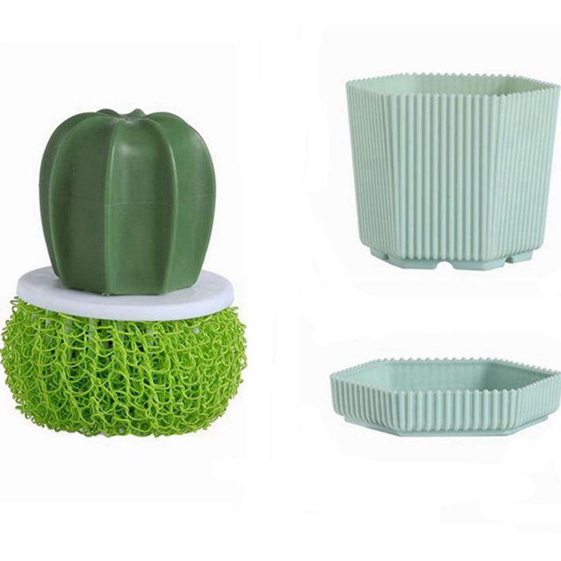 Green basin green brush gift bag