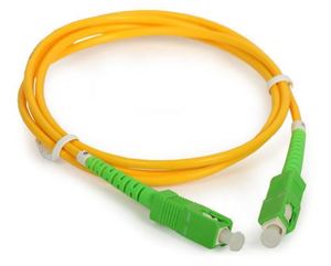 Cable de fibra óptica para dispositivos electrónicos, cable de parche óptico de SC APC a SC APC 2,0mm G652D 1m, directo de fábrica - Product Image 1
