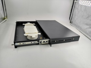 Montaje en Rack 1U Panel tipo cajón 12core/24 núcleo de fibra óptica Patch Panel - Product Image 3