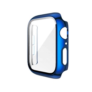 Sıcak satış Anti scratch elektrolizle apple için krom çerçeve lüks İzle koruyucu kılıf izle 10 9 8 7 42/44mm kılıf kapak serisi - Product Image 1