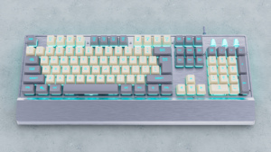 Mini teclado para juegos retroiluminado con LED RGB, interfaz USB y BT, nuevo combo de ordenador portátil para escritorio, inglés, coreano, ruso en caja - Product Image 2