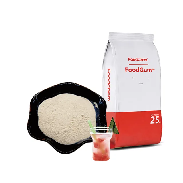 Food Grade Nutrição Enhancers Goma xantana Fufeng 80 Mesh