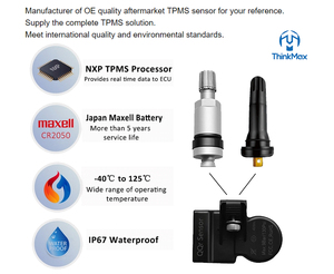 Il più recente programma telefonico NFC TPMS sensore non c' è bisogno di programmatore per auto programmabile sensori di pressione pneumatici universale valvola Tpms sensore - Product Image 2