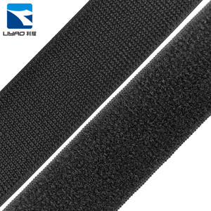 Soft Velcroes <strong>Elastic</strong> <strong>Loop</strong> Surface Hook and <strong>Loop</strong> Strap Wpolyesternitted <strong>Elastic</strong> Loofabricace Fastener Customized Logo Tape Rohs - Product Image 3