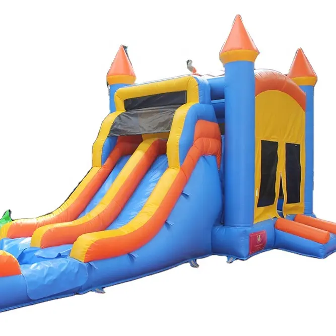 air constant inflatable bouncy slides combo, inflatable jump castle with lagoons,,inflatable wet slide with lagoons sale