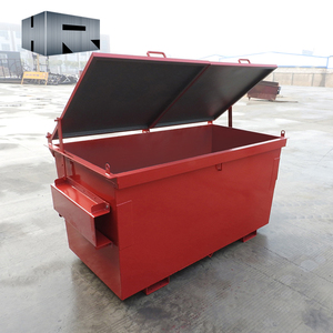 Kapak metal ekipman konteyner atık yönetimi veya katı atık geri dönüşüm ile yüksek kaliteli ön yük kutusu - Product Image 5