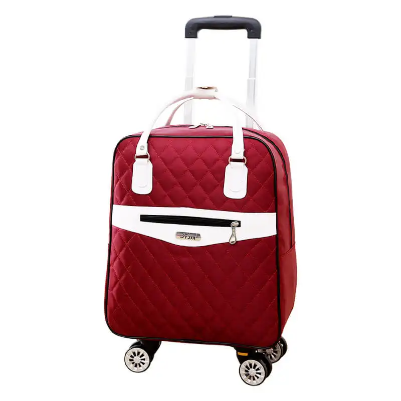 V325 New fashion staccabile ruote viaggio portare avanti borse bagaglio a mano in pelle valigia trolley borse set valigia