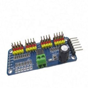 16-Kanal-PWM-Servoantriebsplatine 16-Kanal-Ruder-Controller DIY-Roboter IIC Ardu-Steuer modul