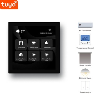Panel de control multifuncional Smart Home Panel de control inteligente de 4 pulgadas estándar de la UE 86mm Panel táctil en la pared Teclado con control - Product Image 2