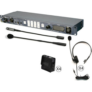 4 Bodypack有線デザインのITC-100 8チャンネルインターホンシステム - Product Image 1