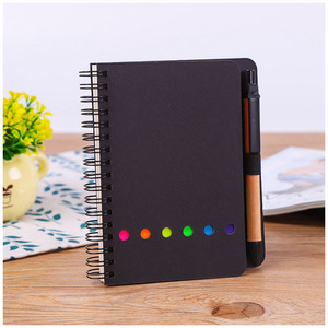 Personalized <strong>Memo</strong> Sticky Notes Flag Kraft Paper <strong>Notebook</strong> Mini <strong>Notebook</strong> <strong>Notepads</strong> with Pen and Sticky Notes - Product Image 2