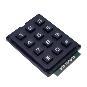 Il modulo per tastiera 3x4 Matrix per tastiera utilizza la chiave con immagine AVR timbro Sml 3*4 tasti in plastica - Product Image 2
