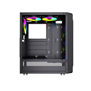 Özel dolap sınıf oem bilgisayar kasası beyaz cam tower bilgisayar şasi - Product Image 3