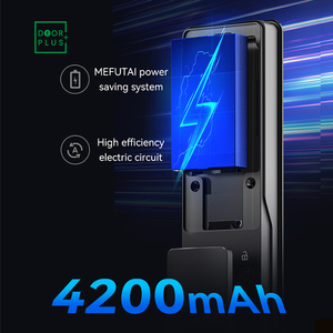 Doorplus WiFi Smart Lock Voll automatische Video-Gegensprechanlage 3D-Gesichtserkennung Finger abdruck zugang Tuya-Sicherheits system Cerradura - Product Image 5