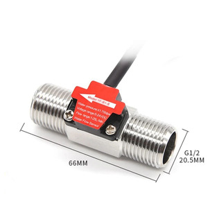 Water <strong>Flow</strong> <strong>Sensor</strong> Hall <strong>Sensor</strong> Turbine Flowmeter DN20 DN50 G1/4 G3/4 G1/2 G1 Threaded Hall <strong>Sensor</strong> Copper <strong>Flow</strong> Meter - Product Image 4