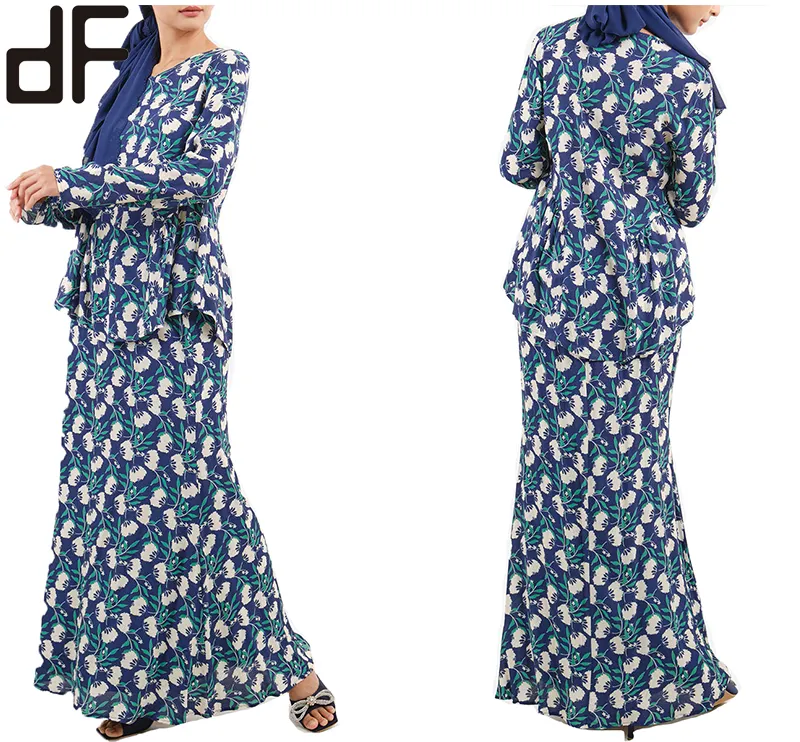 Женская юбка с цветочным принтом