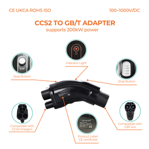 CE EV DC <strong>Charger</strong> Adapter New CCS2 to GBT for ID4 ID6 32A Plug Type Charging Connector - Product Image 5