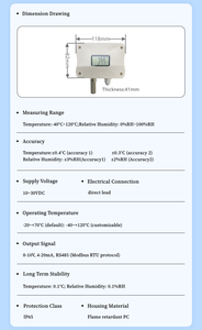 Smart Digital Industrial IoT <strong>Temperature</strong> Humidity Meter Portable Wireless <strong>Data</strong> <strong>Logger</strong> Probe for <strong>Temperature</strong> Sensor Measurements - Product Image 4