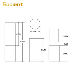<span class=keywords><strong>2025</strong></span>热卖口红管化妆品容器自有品牌空口红包装铝管化妆品包装