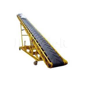 Transportadores de cinta modulares para carga de camiones Sistema telescópico de descarga Caucho resistente al calor Plantas de fabricación de condiciones usadas