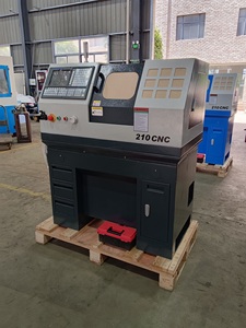 Mini 210 CNC Horizontal Tisch drehmaschine Einzels pindel 220V Flach bett Design für leichte Bearbeitung - Product Image 3