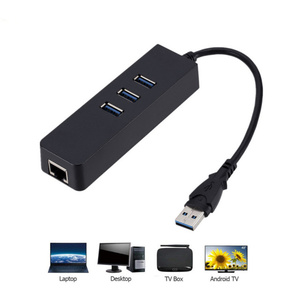 USB千兆以太网适配器1000Mbps USB集线器3.0局域网有线网卡Rj45端口USB分离器Win/Mac电脑 - Product Image 3