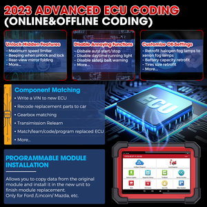 <strong>LAUNCH</strong> X431 CRP919E BT Bi-directional <strong>Code</strong> <strong>Reader</strong> ALL System Diagnostic Tools ECU Coding Active Test AF IMMO 31 Resets OBDII - Product Image 6