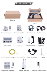 Automatischer industrieller Online-Tinten strahl drucker Kontinuierlicher Tinten strahl drucker TIJ-Drucker Tintenstrahl-Verfallsdatum-Codier maschine - Product Image 3