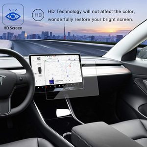Tesla modeli 3 Y merkezi ekran koruyucu merkezi kontrol dokunmatik ekranı araba navigasyon temperli cam Anti-Scratch model S X - Product Image 3