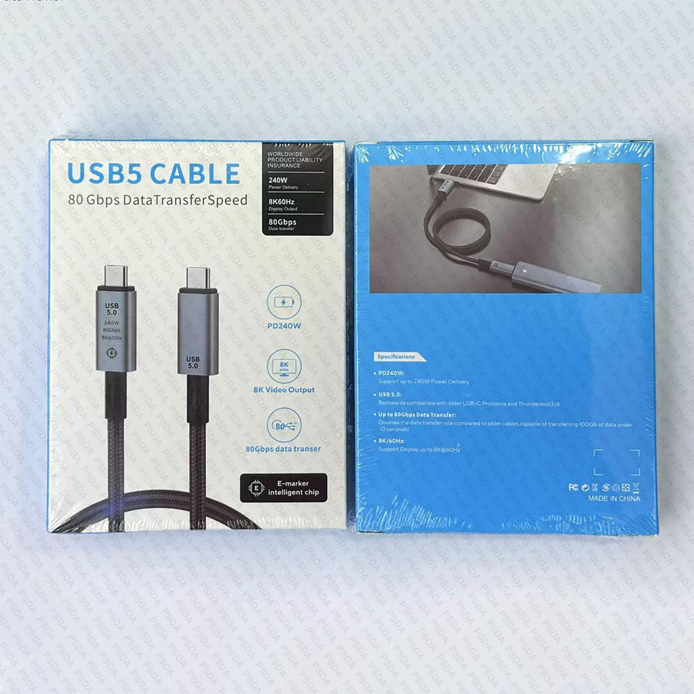 10 USB 5 240W 8K 80Go (1 mètre)