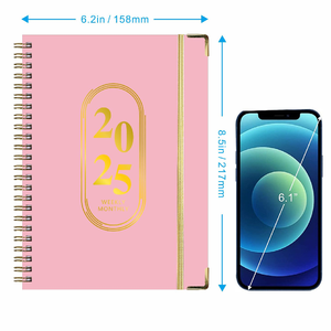 JW729 Logo personalizzato a spirale Organizer con copertina rigida diario diario Planner taccuino diario diario diario diario copertina rigida Design il tuo pianificatore - Product Image 3