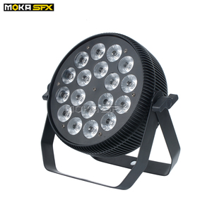 Sıcak satış ultra-ince Model taşınabilir 18x10w 4 in1LED RGBWAU par ses kontrolü ile (siyah) - Product Image 2